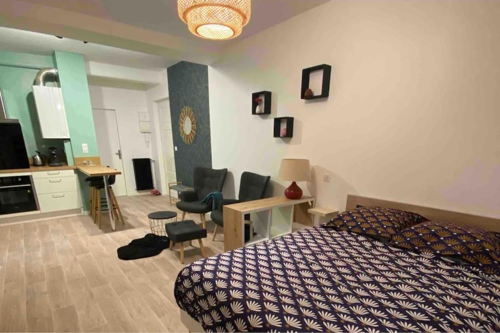 Charmant Studio Idealement Place Et Paisible ! Олорон-Сен-Мари Екстериор снимка
